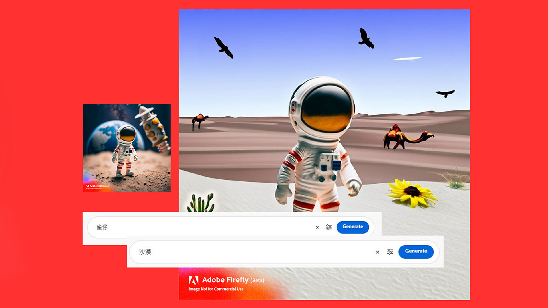 繁體中文也 OK！Adobe Firefly 現已支援全球超過百種語言的文字輸入指令