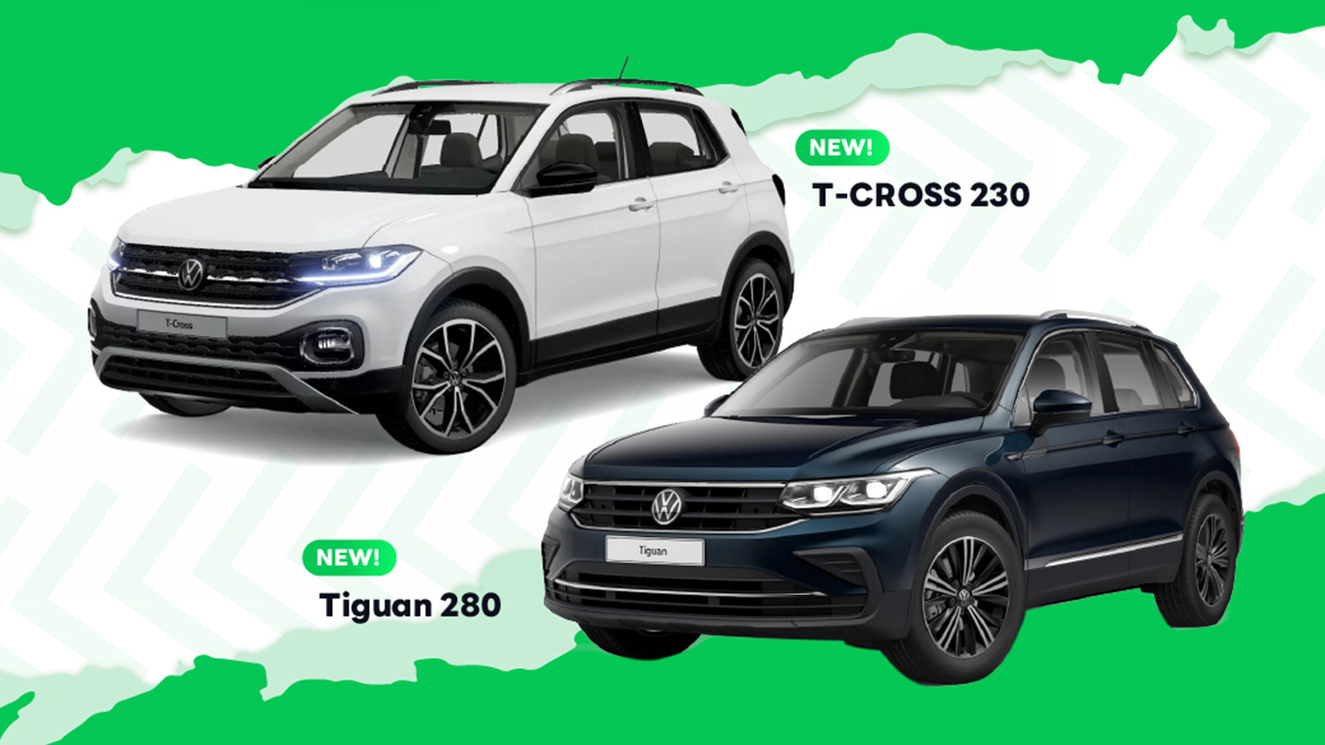 台灣福斯汽車攜手 LINE GO 自遊租推出 The T-Cross 與 The Tiguan 共享車出租服務