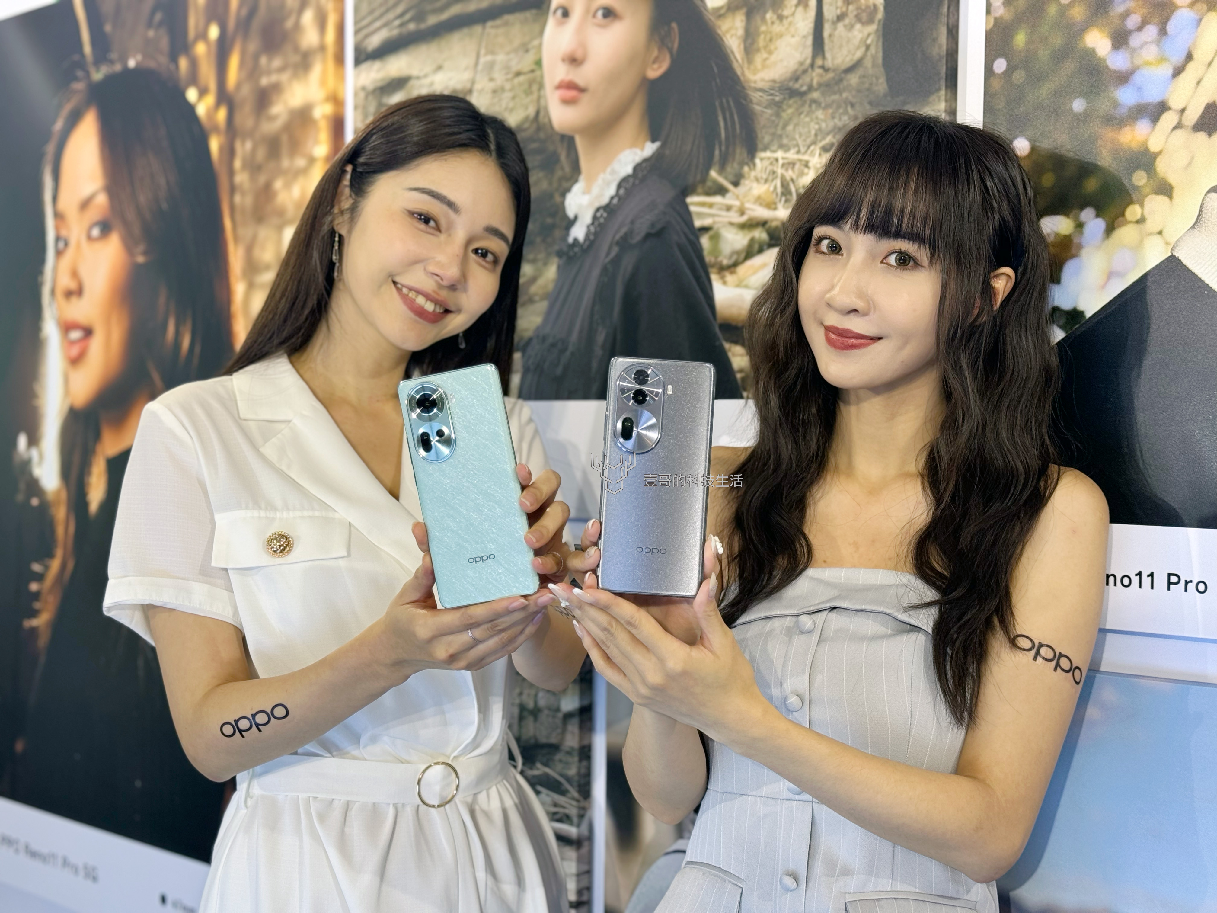 OPPO Reno11 系列中階機外型結合自然風景、主打人像專家、台幣 13,990 元起