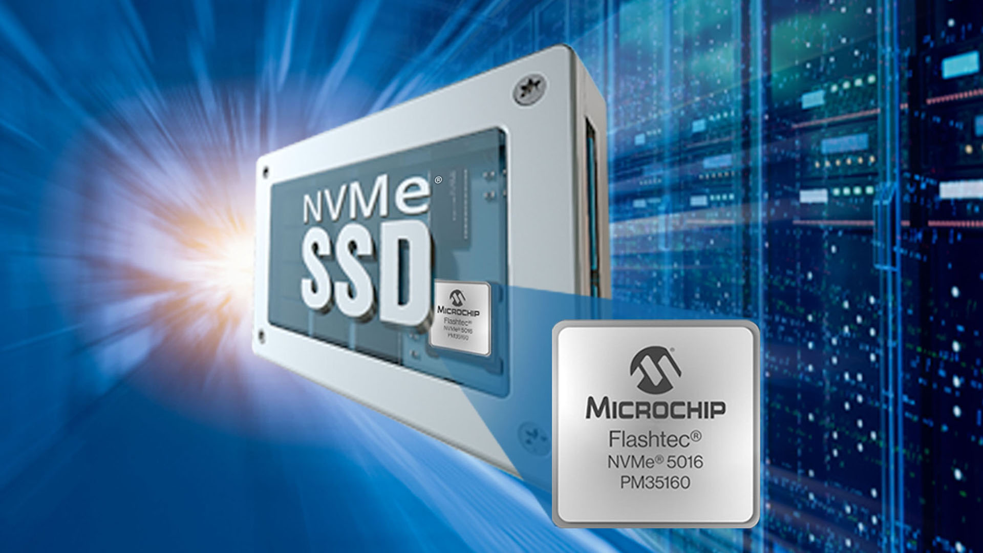 Microchip 推出高效能第五代 PCIe 固態硬碟控制器系列